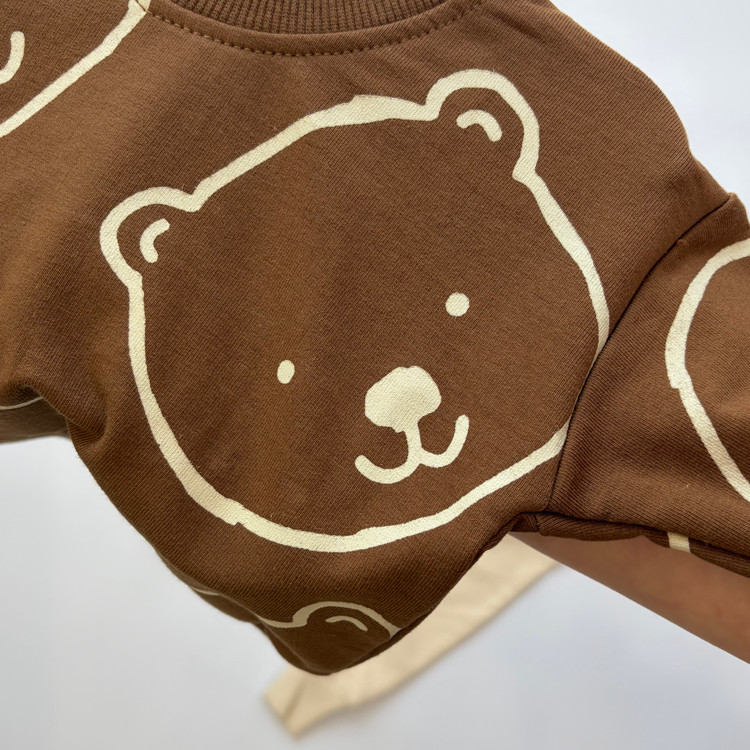 ست دورس شلوار پسرانه خرسی🐻 1018